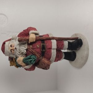 Santa with walking staff